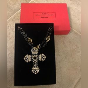 Real collectibles by Adrienne cross pendant necklace